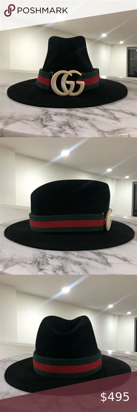 gucci cowboy hat black|gucci fitted cap.